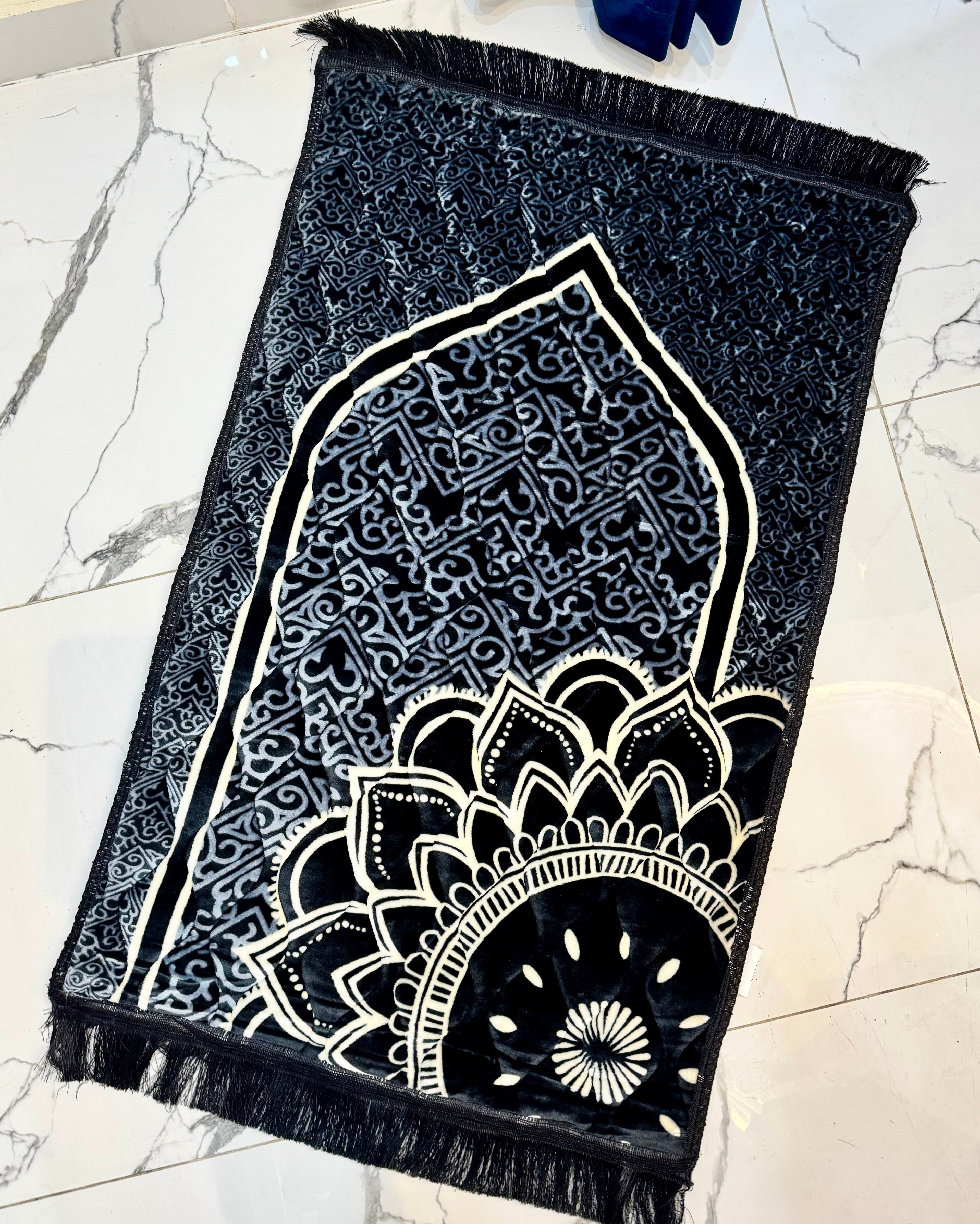Luxury Foam Filled Soft Prayer Mats Blue