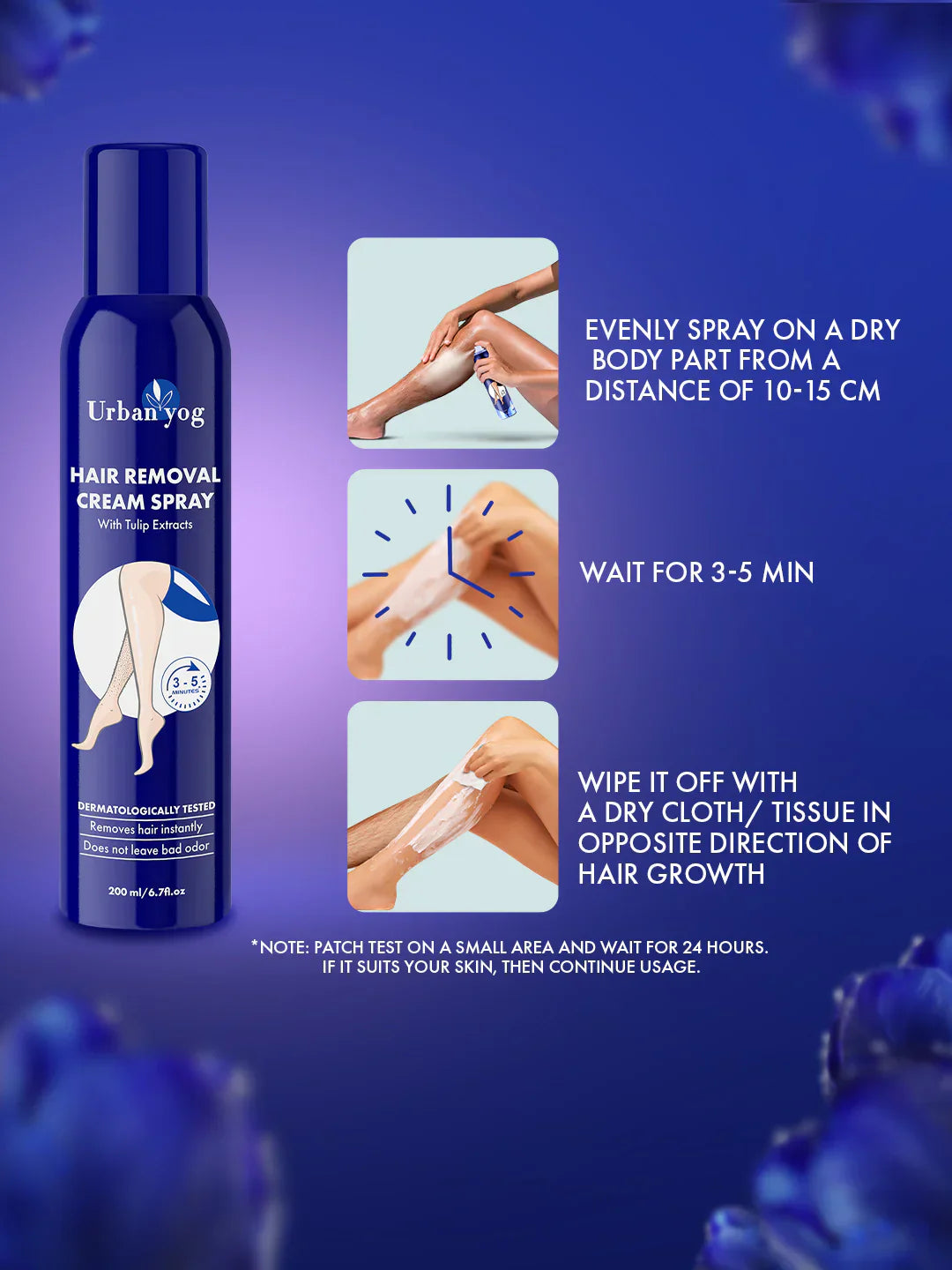 Urban Yog Hair Removal Spray Cream 200ml
