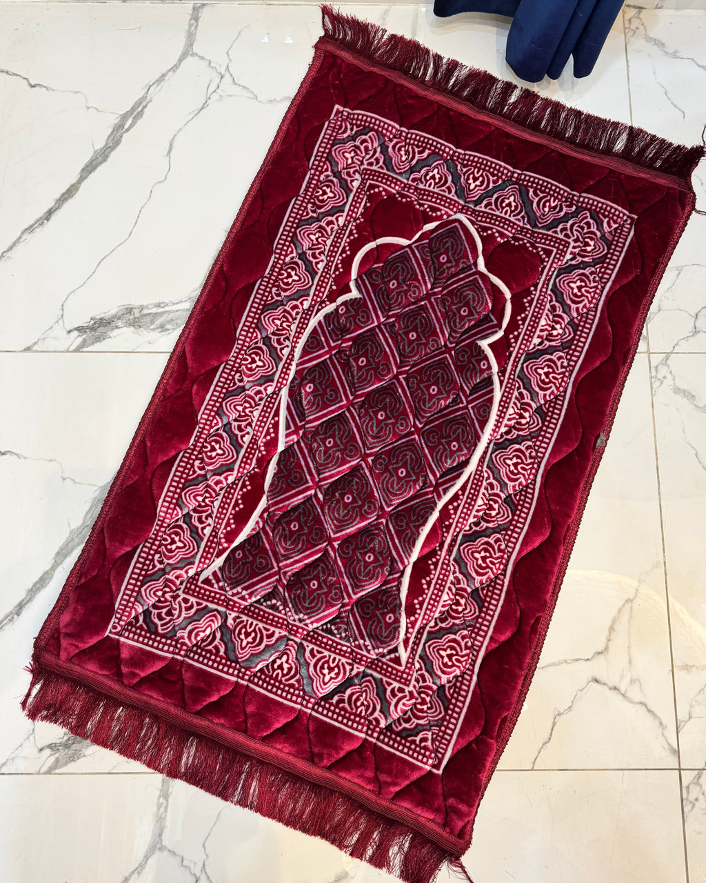 Luxury Foam Filled Soft Prayer Mats Red