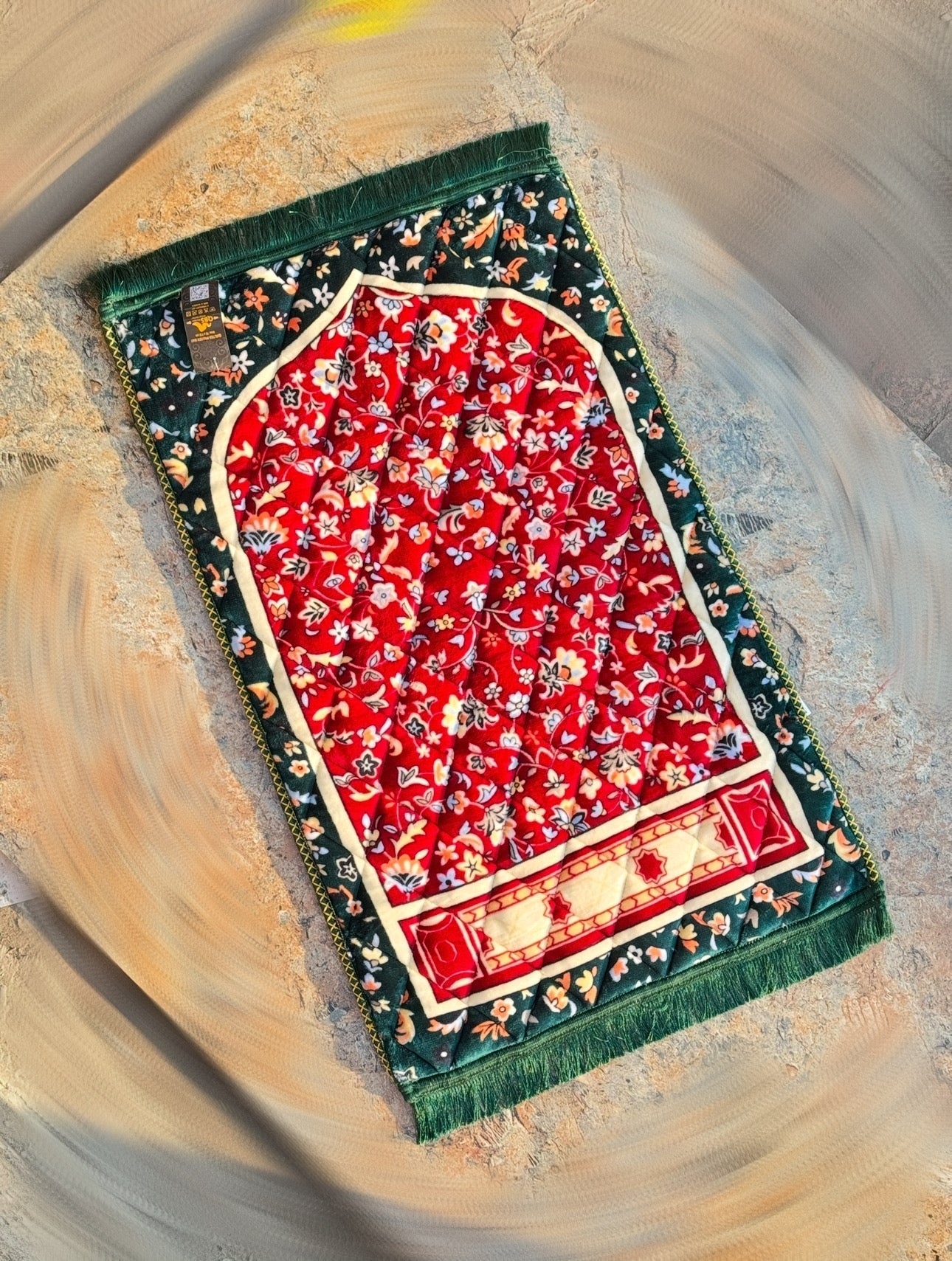 Luxury Foam Filled Soft Prayer Mats Red