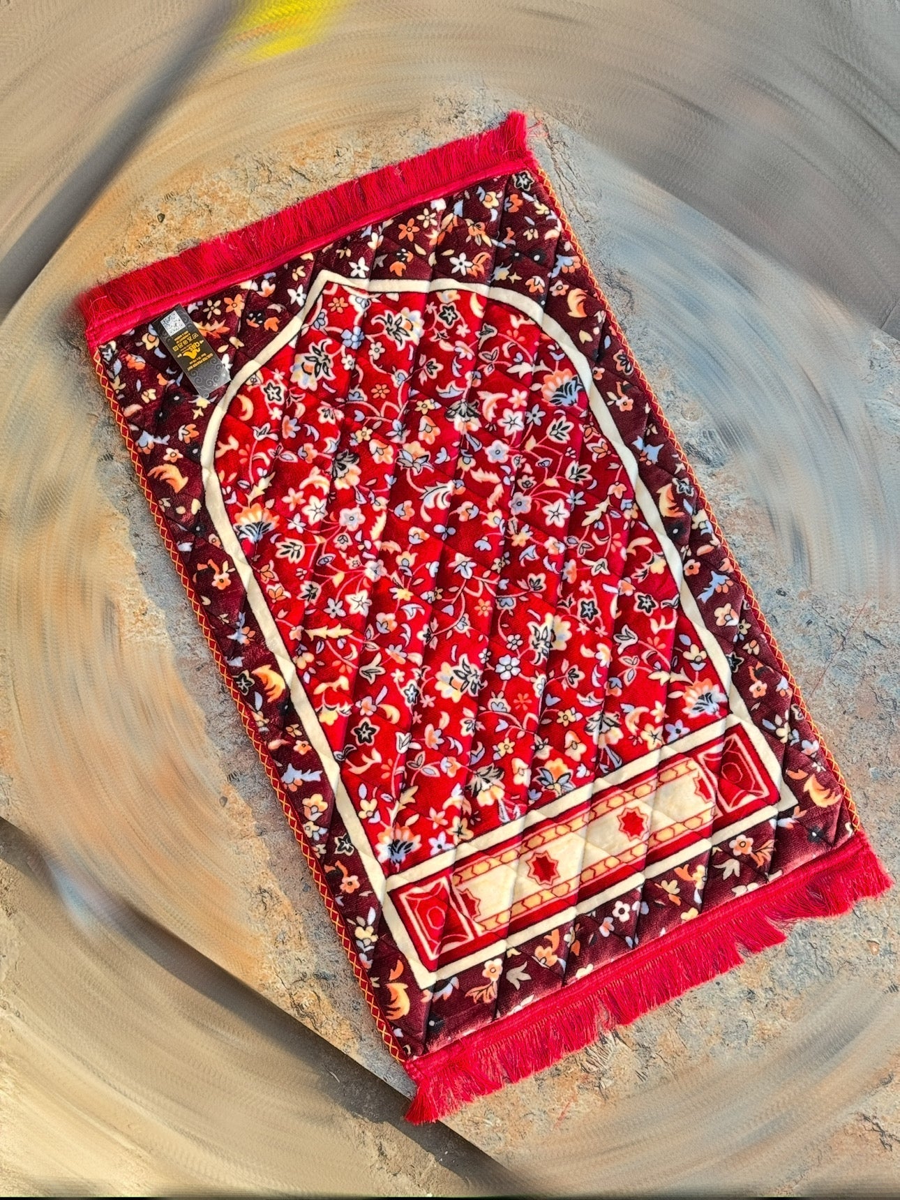 Luxury Foam Filled Soft Prayer Mats Golden