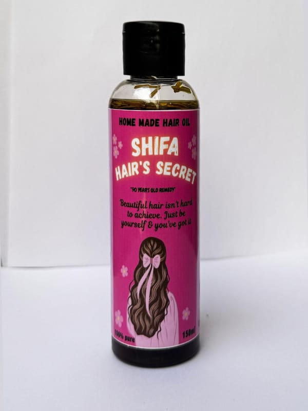 Organic Shifa Hair Secret Oil Nature’s Remedy for Healthy, Radiant Hair